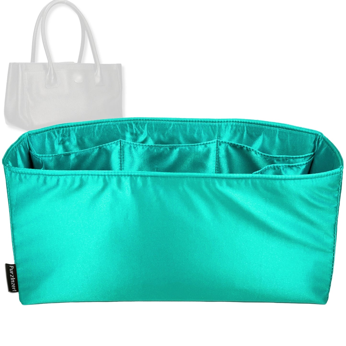 Bag Insert for (Chanel, Cerf Small) Organizer Tote Purse Organiser Liner Shaper [Premium Silk Material]