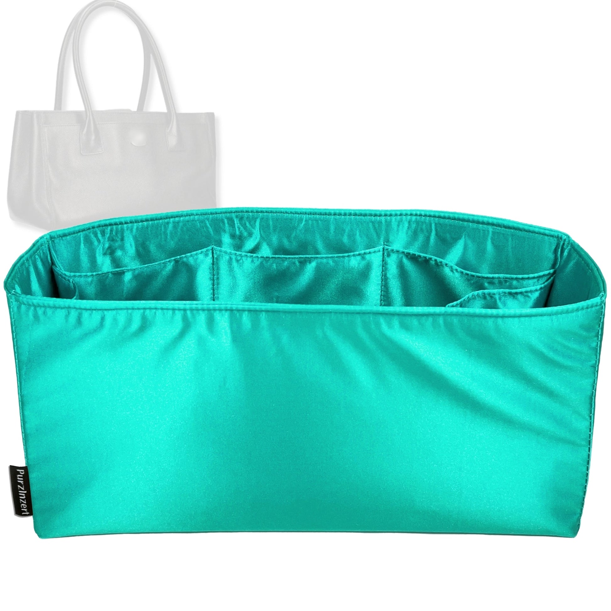 Bag Insert for (Chanel, Cerf Small) Organizer Tote Purse Organiser Liner Shaper [Premium Silk Material]