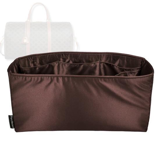 Bag Insert for (Celine, Medium Travel Bag) Organizer Tote Purse Organiser Liner Shaper [Premium Silk Material]