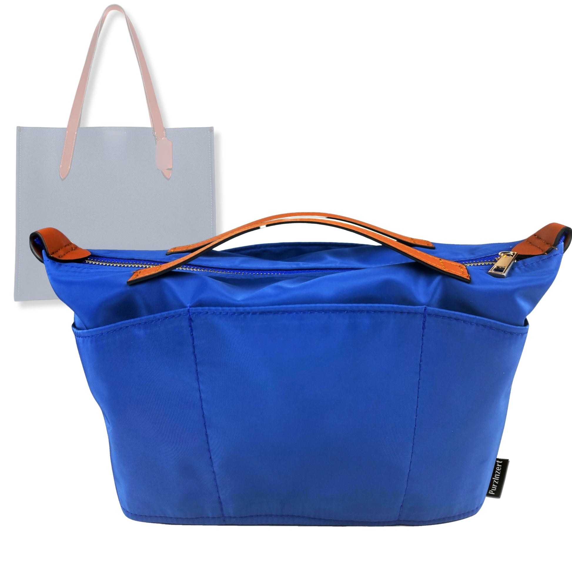 Bag Insert for (Coach, Relay Tote 34) Organizer Tote Purse Organiser Liner Shaper [Premium Silk Material]