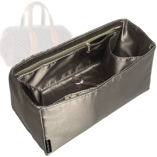 Bag Insert for (Goyard, Barrel 40 Sports Bag) Organizer Tote Purse Organiser Liner Shaper [Premium Silk Material]