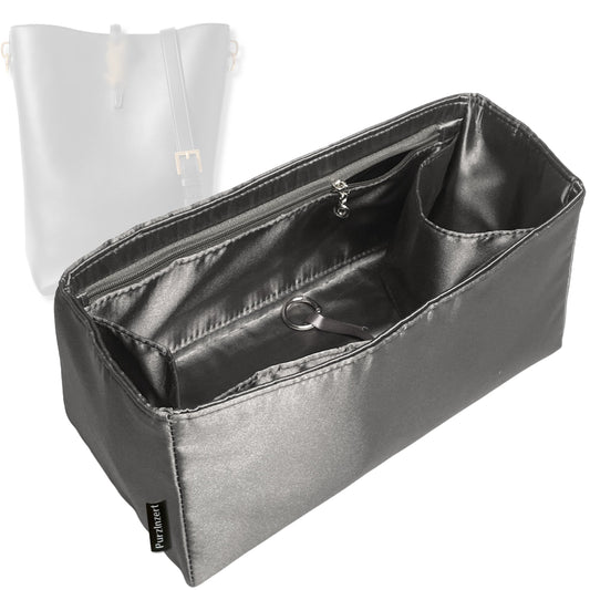 Bag Insert for (Saint Laurent (YSL), LE 37 Long) Organizer Tote Purse Organiser Liner Shaper [Premium Silk Material]