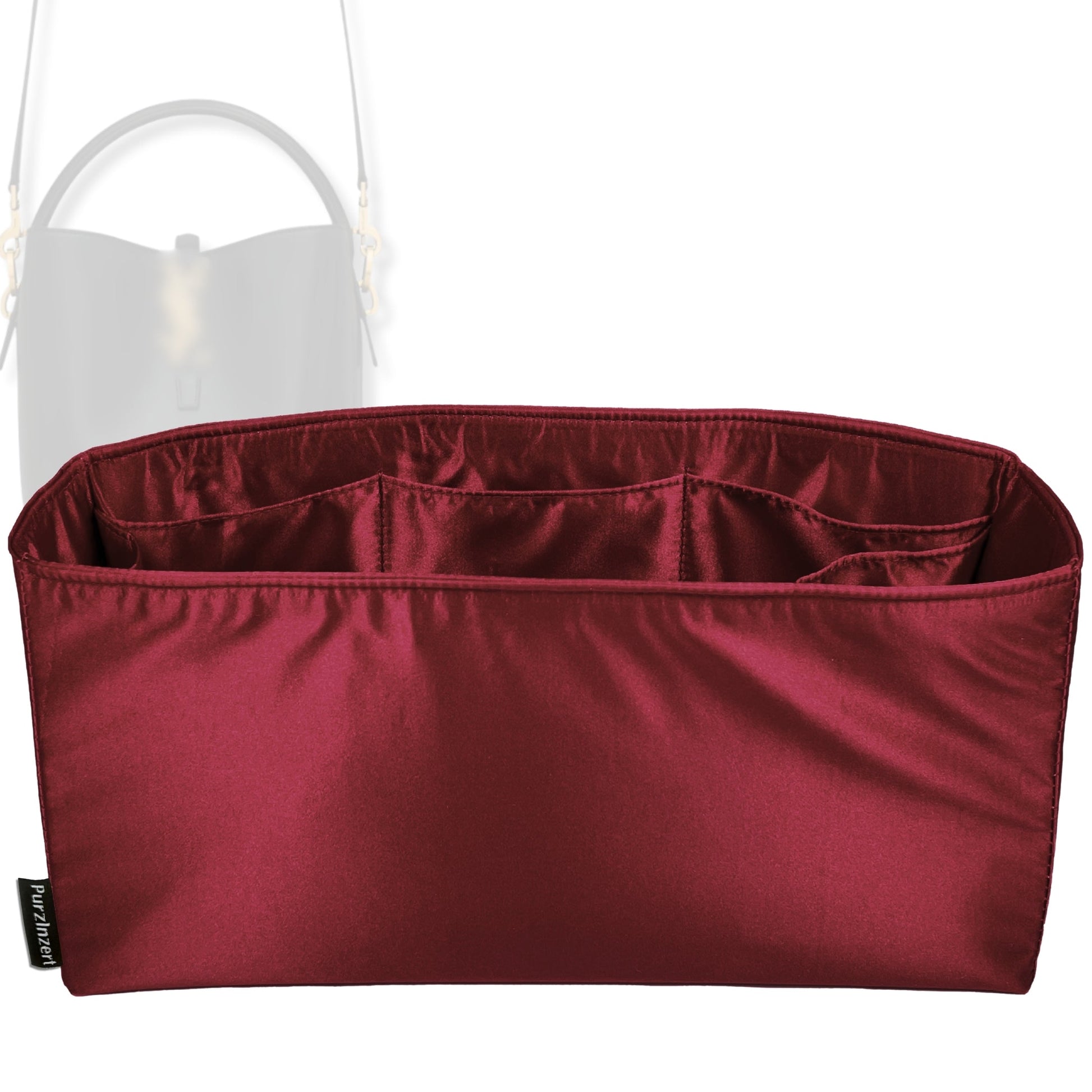Bag Insert for (Saint Laurent (YSL), LE 37 20W 25H) Organizer Tote Purse Organiser Liner Shaper [Premium Silk Material]