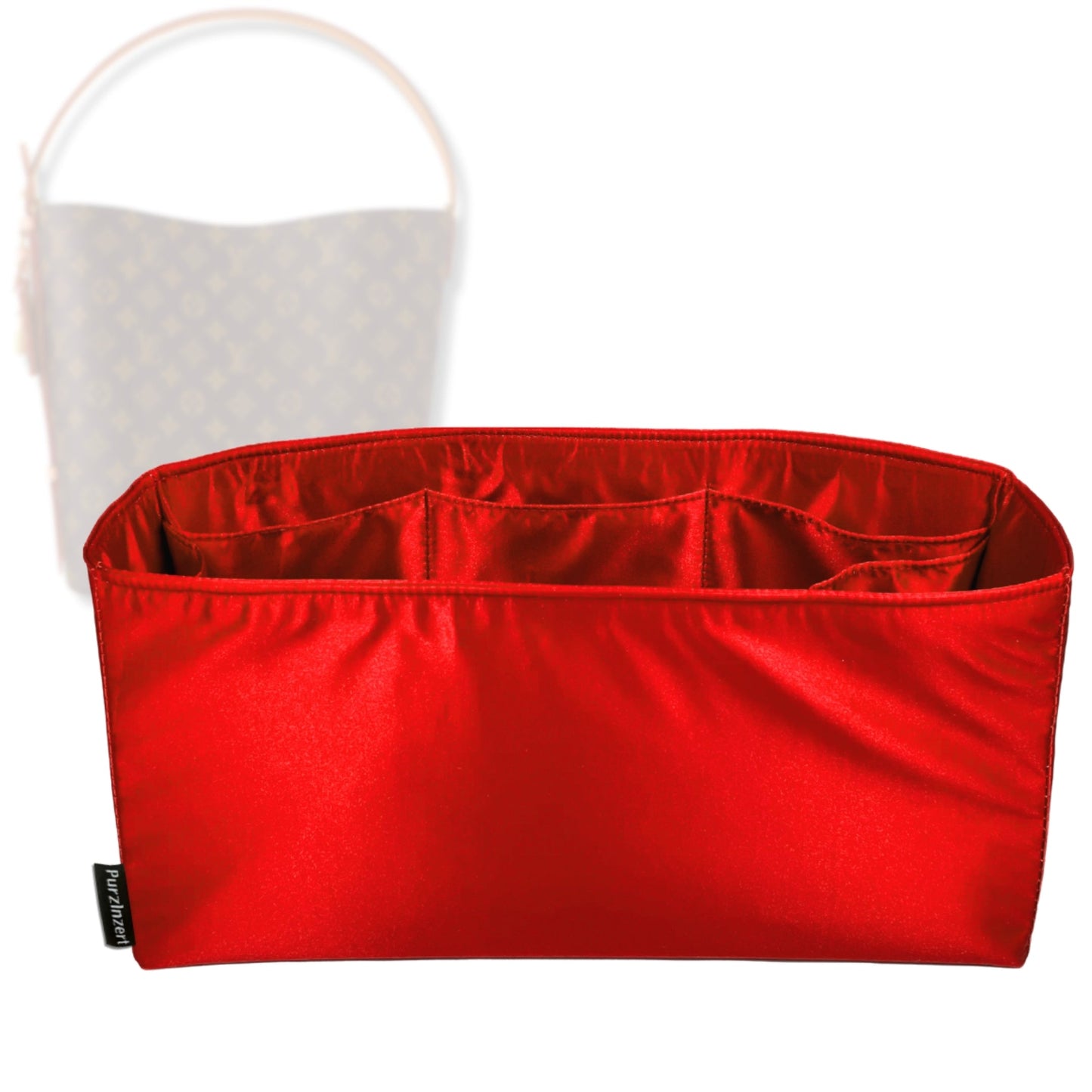Bag Insert for (LV, All In GM Bucket) Organizer Tote Purse Organiser Liner Shaper [Premium Silk Material]