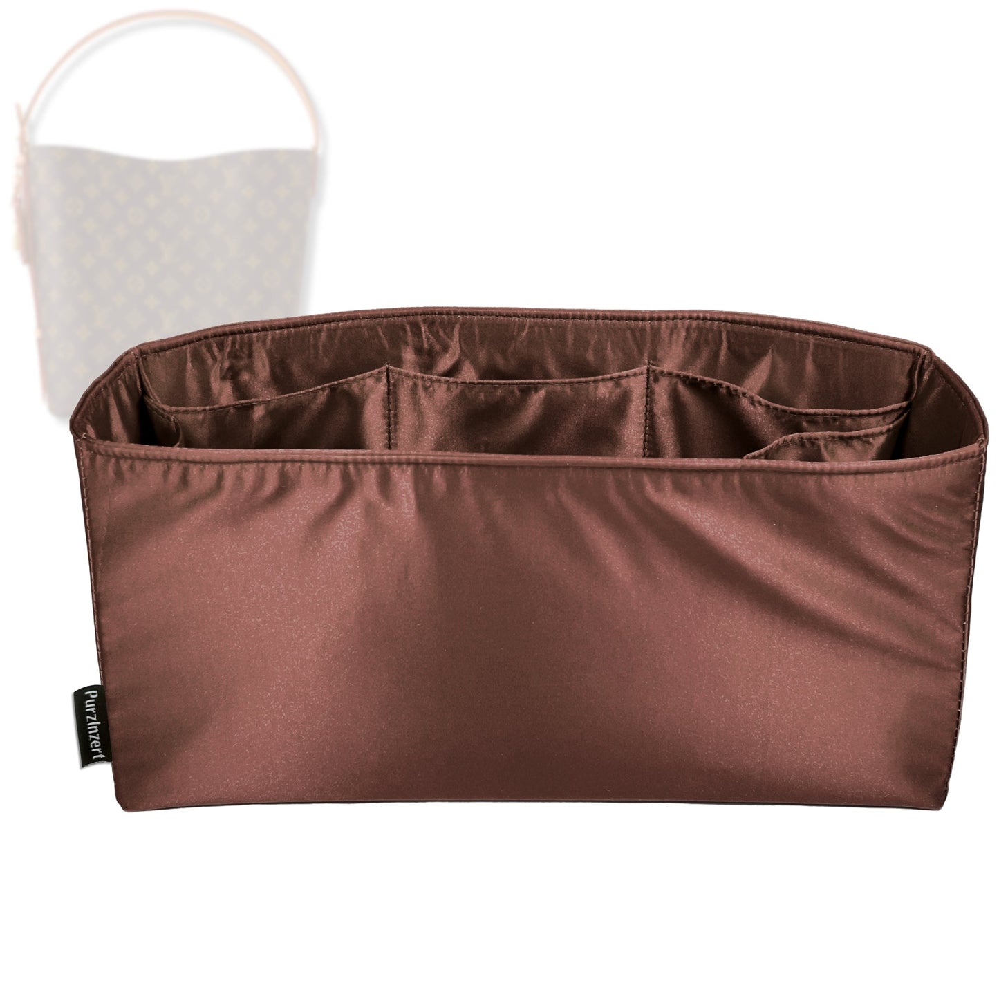 Bag Insert for (LV, All In BB Bucket) Organizer Tote Purse Organiser Liner Shaper [Premium Silk Material]