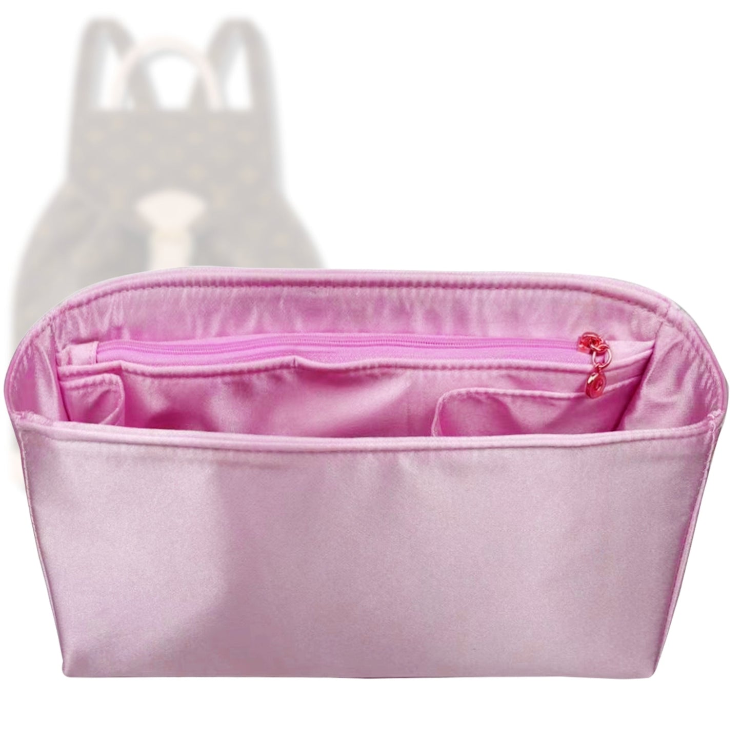 Bag Insert for (LV, Montsouris MM) Organizer Tote Purse Organiser Liner Shaper [Premium Silk Material]