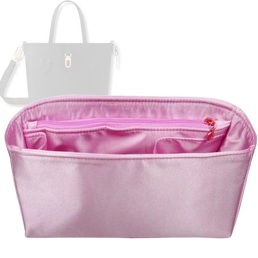 Bag Insert for (LV, Neverfull Bandoulière Inside Out BB) Organizer Tote Purse Organiser Liner Shaper [Premium Silk Material]