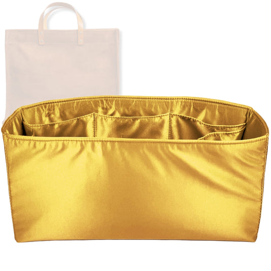 Bag Insert for (Parker Thatch, XL Mimi) Organizer Tote Purse Organiser Liner Shaper [Premium Silk Material]