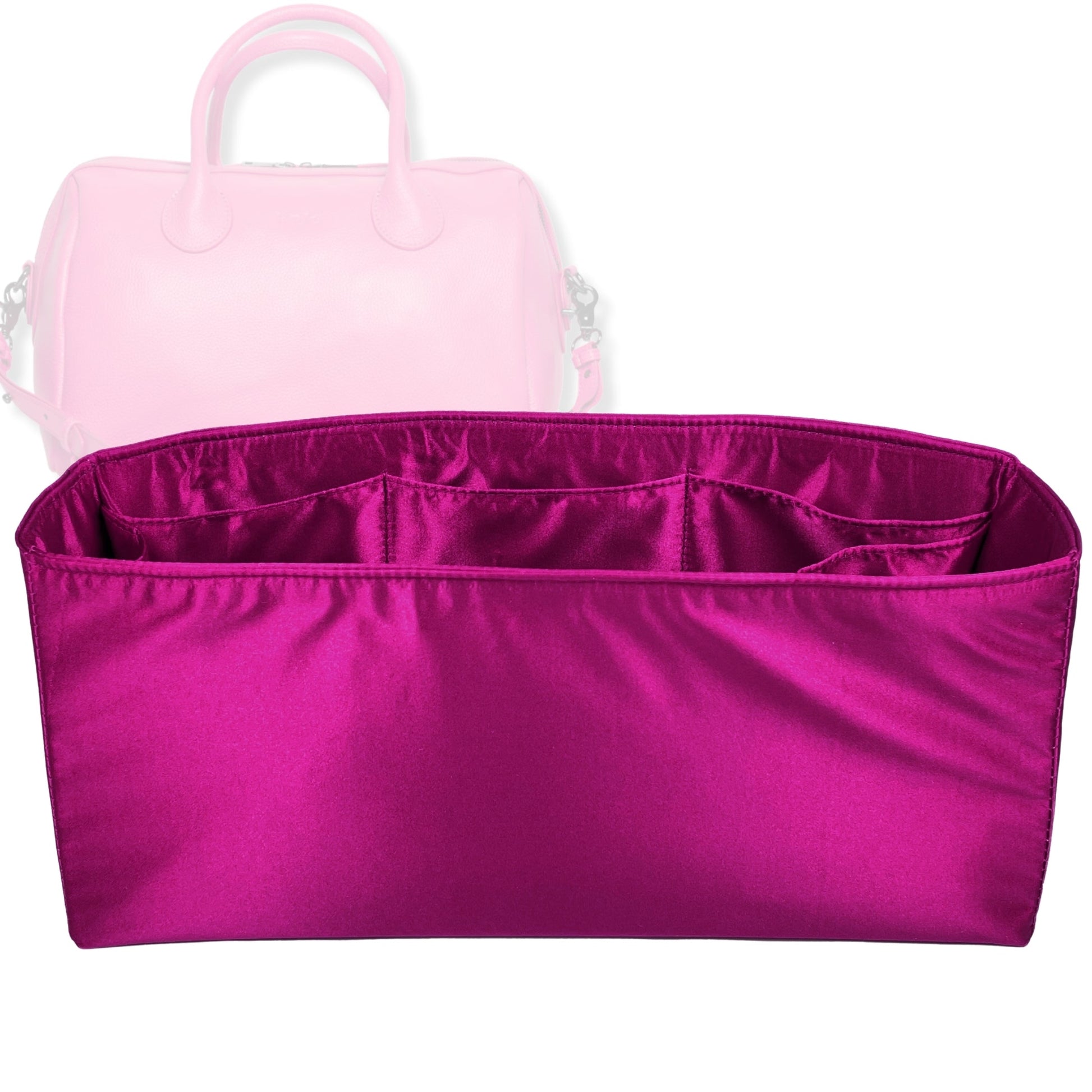 Bag Insert for (Beck Bags, Hayes Bag) Organizer Tote Purse Organiser Liner Shaper [Premium Silk Material]