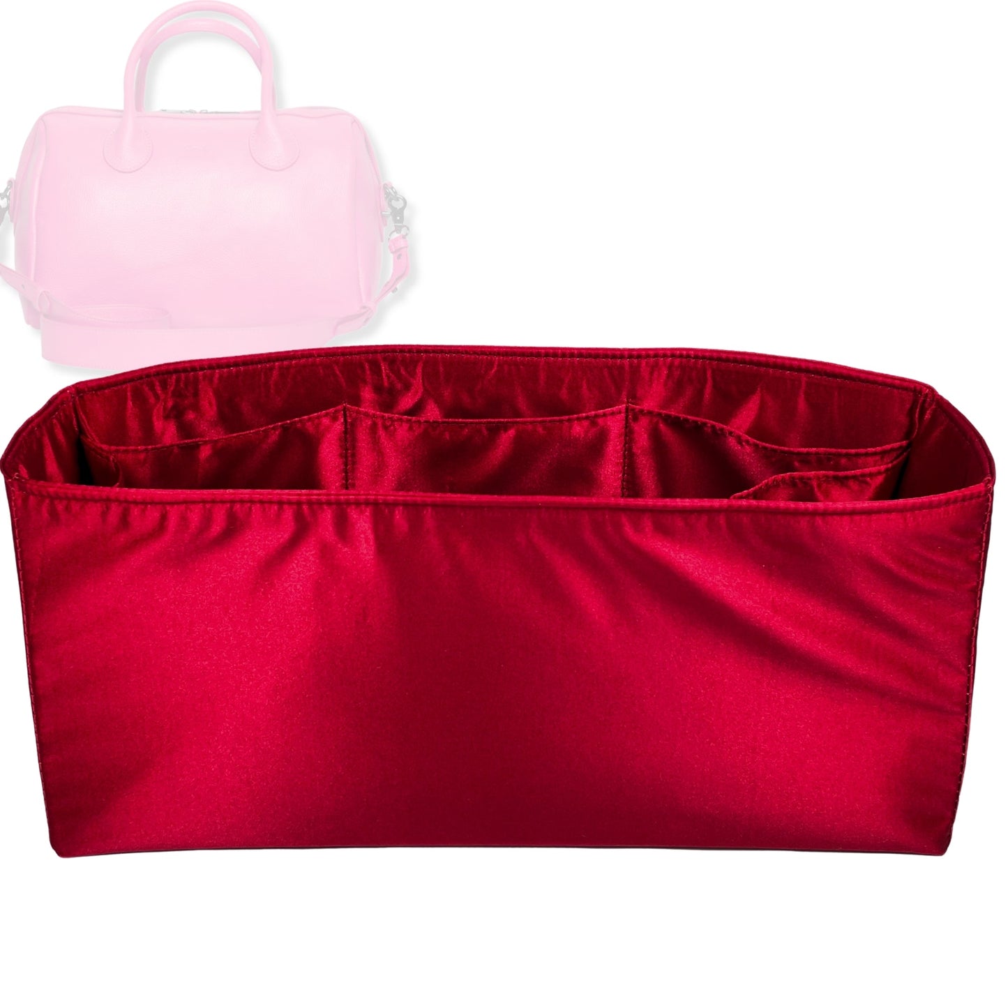 Bag Insert for (Beck Bags, Baby Hayes Bag) Organizer Tote Purse Organiser Liner Shaper [Premium Silk Material]