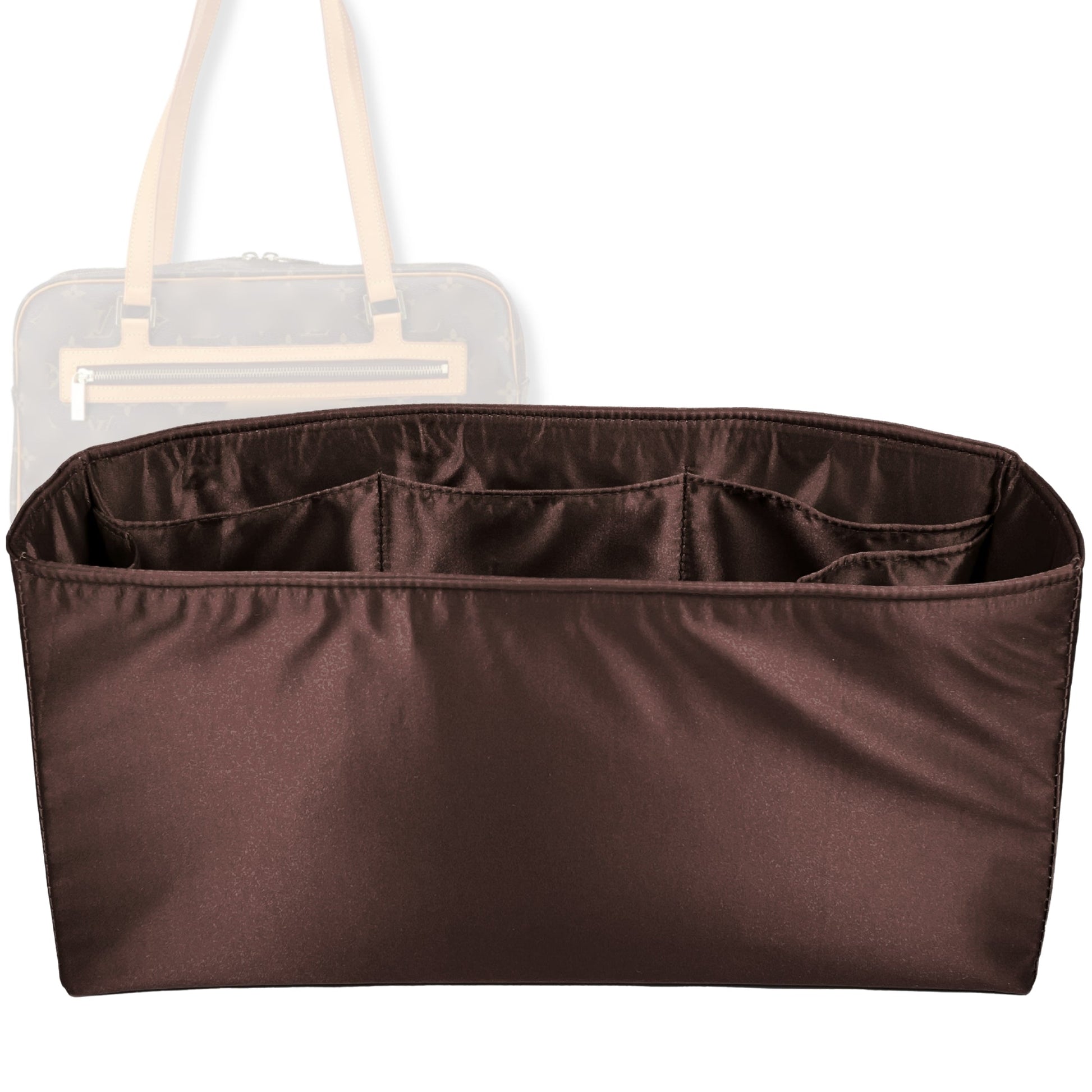 Bag Insert for (LV, Cite GM) Organizer Tote Purse Organiser Liner Shaper [Premium Silk Material]