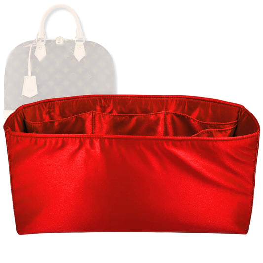 Bag Insert for (LV, Alma MM) Organizer Tote Purse Organiser Liner Shaper [Premium Silk Material]
