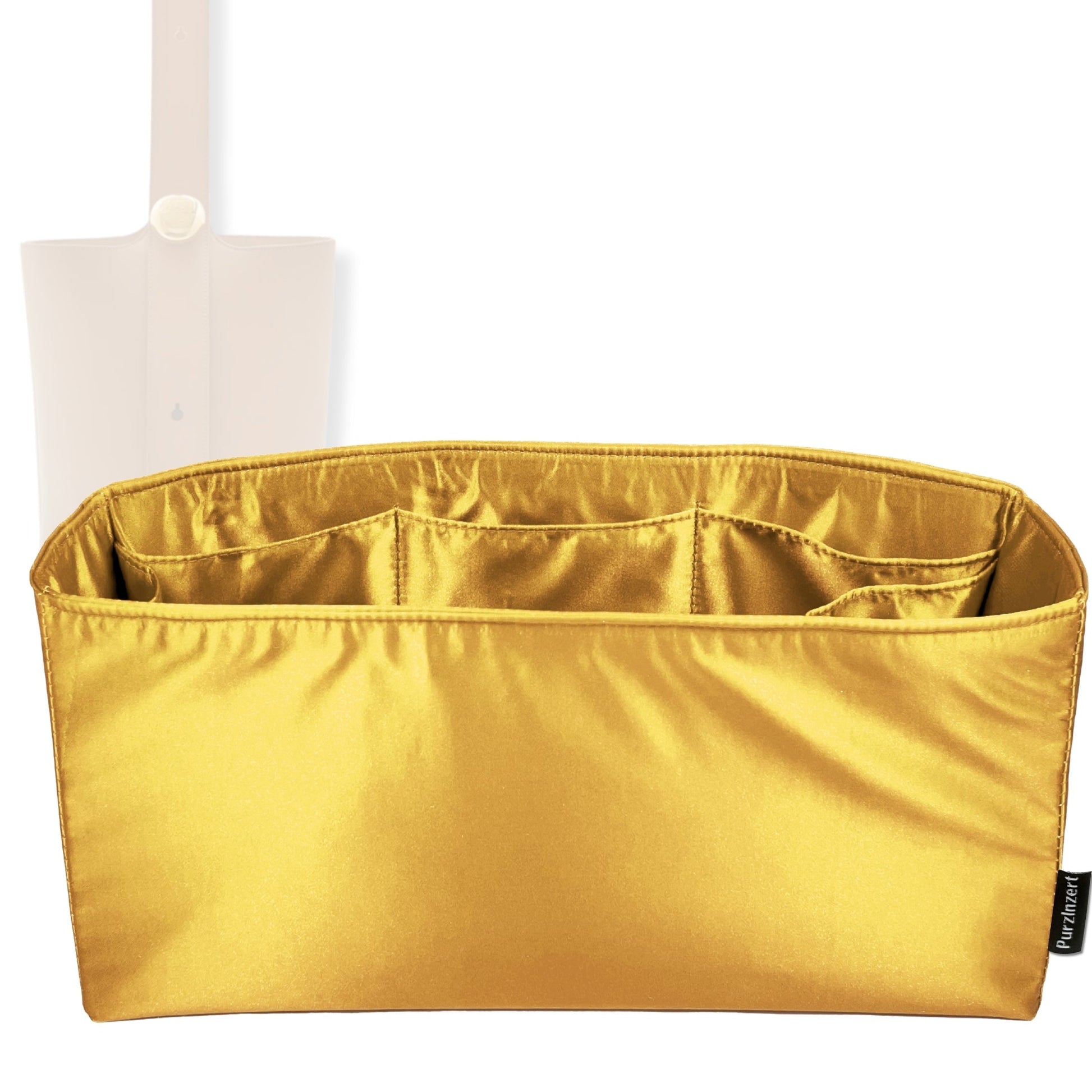 Bag Insert for (Loewe, Large Pebble Bucket) Organizer Tote Purse Organiser Liner Shaper [Premium Silk Material]