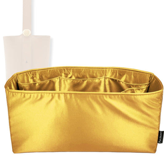 Bag Insert for (Loewe, Large Pebble Bucket) Organizer Tote Purse Organiser Liner Shaper [Premium Silk Material]