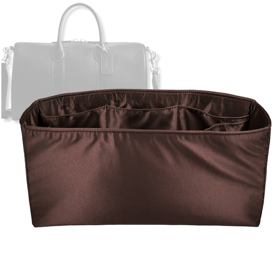 Bag Insert for (Coach, COMPASS BAG 45) Organizer Tote Purse Organiser Liner Shaper [Premium Silk Material]
