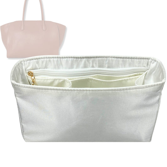 Bag Insert for (The Row, Marlo 14 Bag in Leather) Organizer Tote Purse Organiser Liner Shaper [Premium Silk Material]