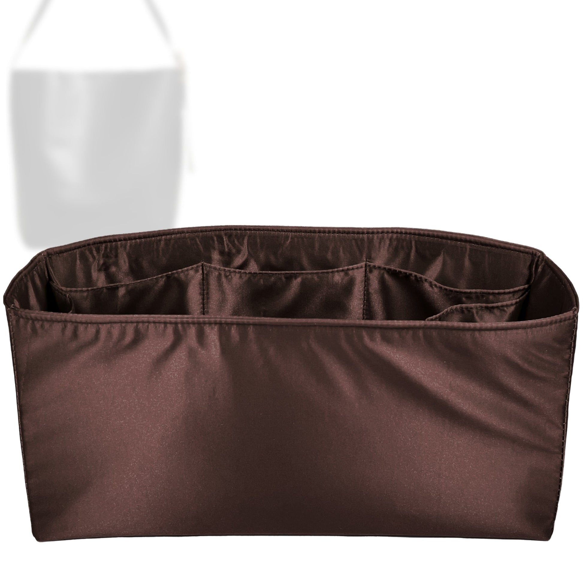 Bag Insert for (Madewell, Essential Extra-Large Bucket) Organizer Tote Purse Organiser Liner Shaper [Premium Silk Material]