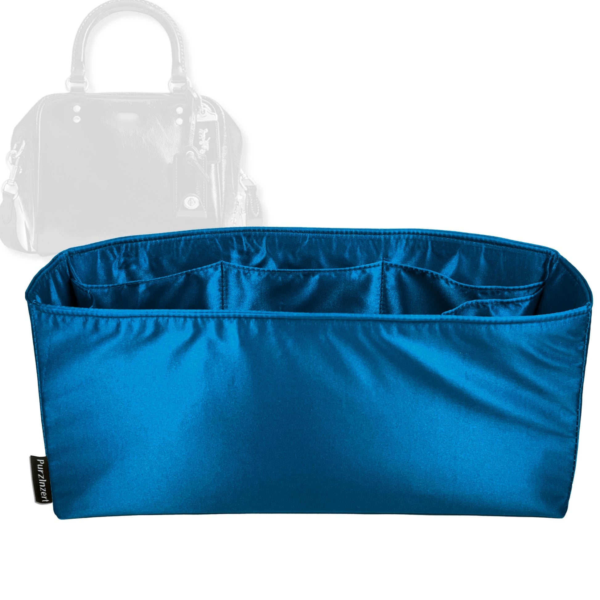 Bag Insert for (Coach, CUBE ROGUE BAG 20) Organizer Tote Purse Organiser Liner Shaper [Premium Silk Material]