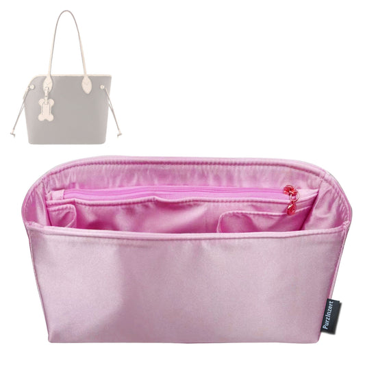 Bag Insert for (LV, Neverwoof) Organizer Tote Purse Organiser Liner Shaper [Premium Silk Material]