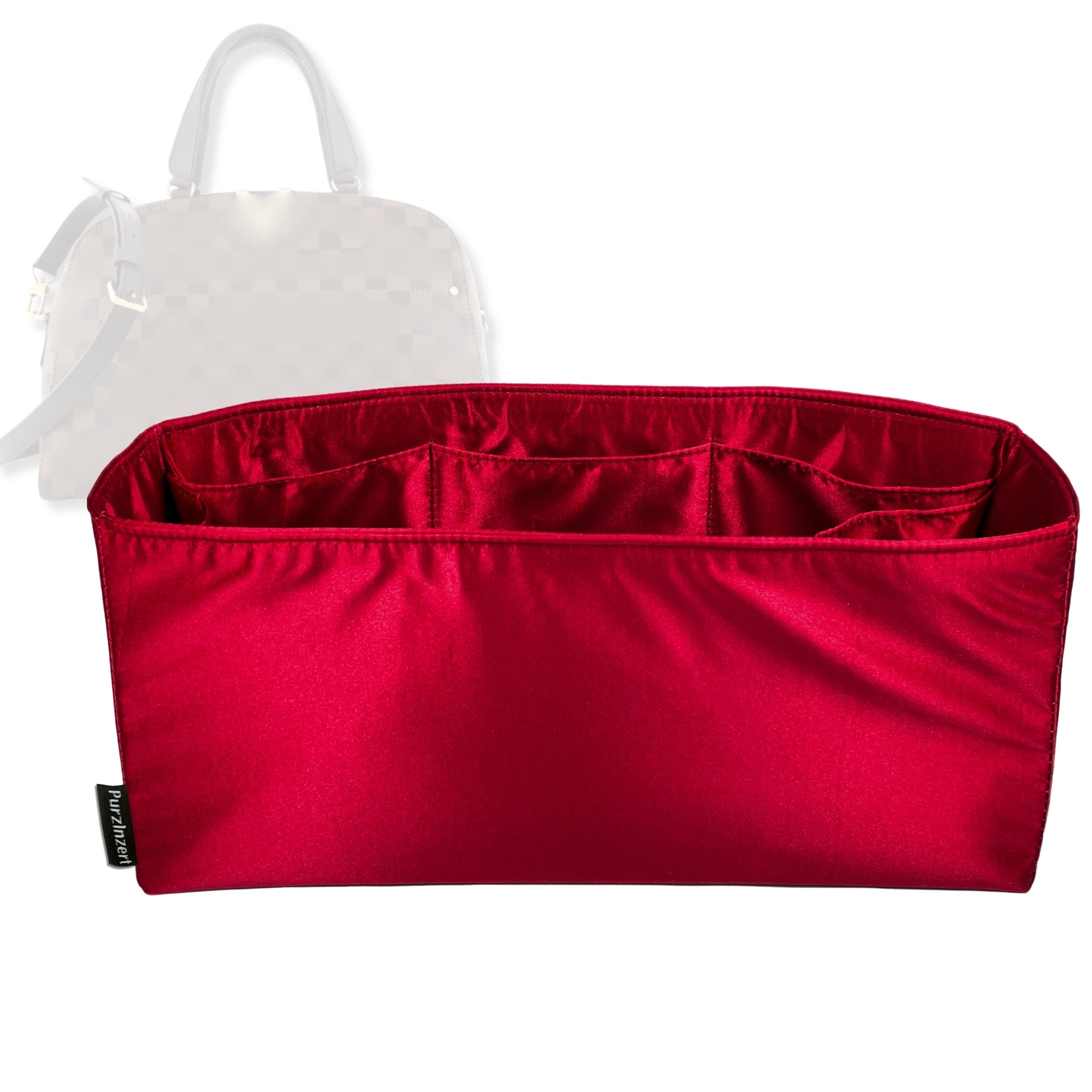 Bag Insert for (LV, Kensington Bowling) Organizer Tote Purse Organiser Liner Shaper [Premium Silk Material]
