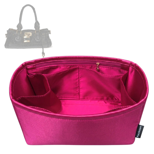 Bag Insert for (Chloe, Paddington bag) Organizer Tote Purse Organiser Liner Shaper [Premium Silk Material]