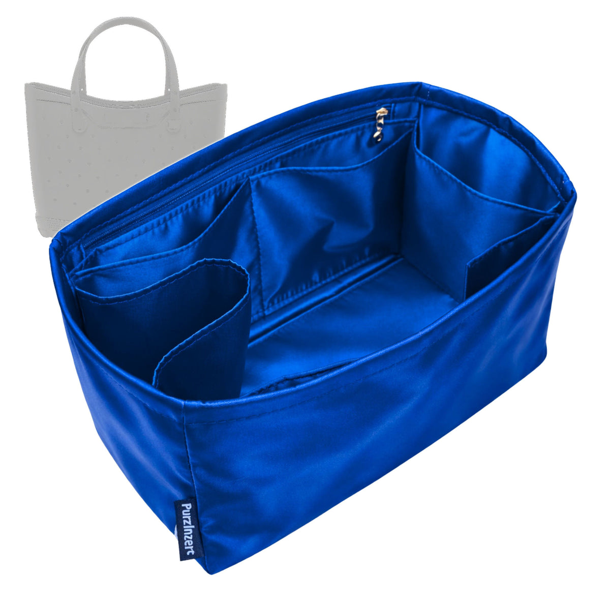 Bag Insert for (Crocs, Classic Large Tote) Organizer Tote Purse Organiser Liner Shaper [Premium Silk Material]