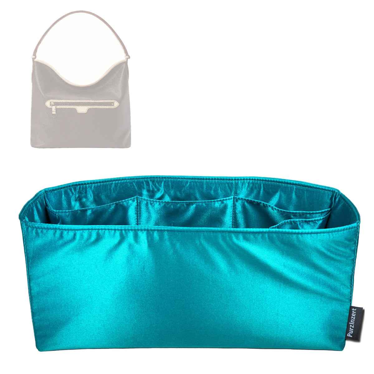 Bag Insert for (LV, TM Lineup) Organizer Tote Purse Organiser Liner Shaper [Premium Silk Material]