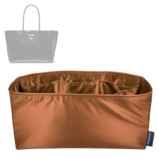 Bag Insert for (Michael Kors, Hamilton Moderne Large Leather Tote Bag) Organizer Tote Purse Organiser Liner Shaper [Premium Silk Material]