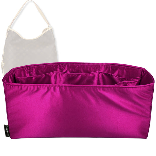 Bag Insert for (LV, Delightful MM (Medium)) Organizer Tote Purse Organiser Liner Shaper [Premium Silk Material]