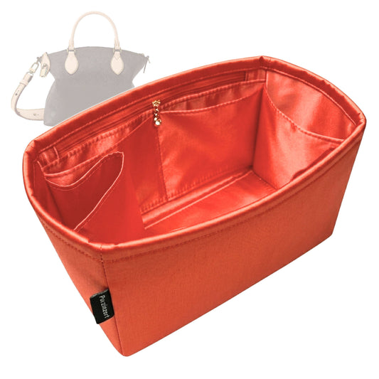 Bag Insert for (LV, Neo Lockit PM) Organizer Tote Purse Organiser Liner Shaper [Premium Silk Material]