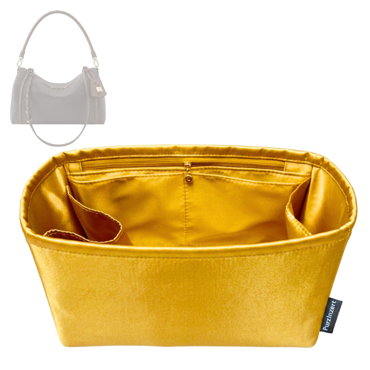 Bag Insert for (LV, Express MM) Organizer Tote Purse Organiser Liner Shaper [Premium Silk Material]