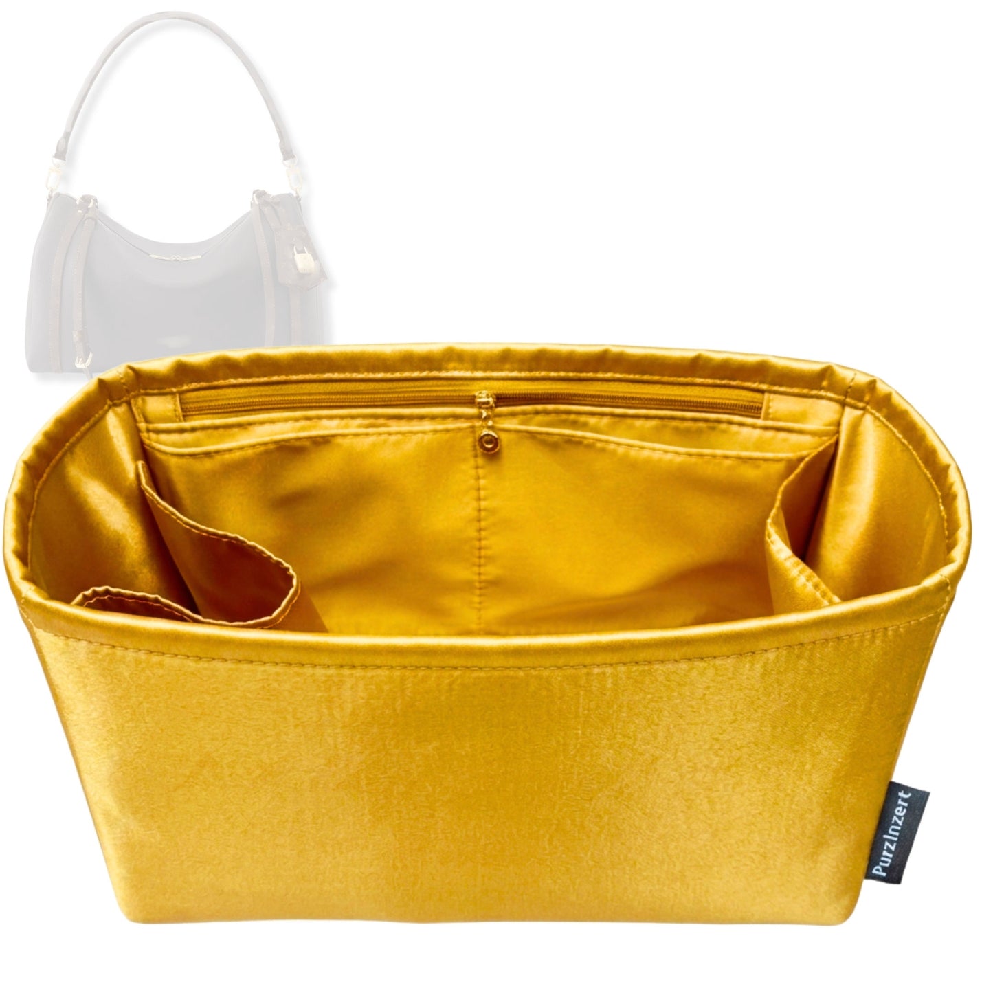 Bag Insert for (LV, Express MM) Organizer Tote Purse Organiser Liner Shaper [Premium Silk Material]
