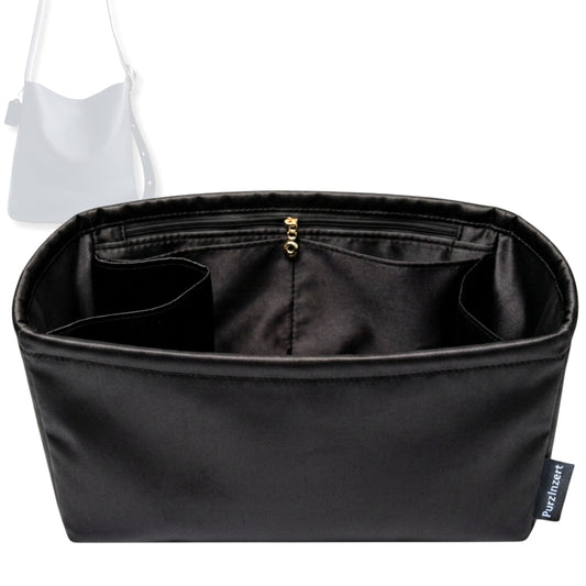 Bag Insert for (Coach, BLEECKER BUCKET BAG 36) Organizer Tote Purse Organiser Liner Shaper [Premium Silk Material]