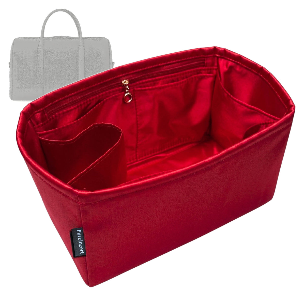 Bag Insert for (The Row, Iowa Duffle) Organizer Tote Purse Organiser Liner Shaper [Premium Silk Material]