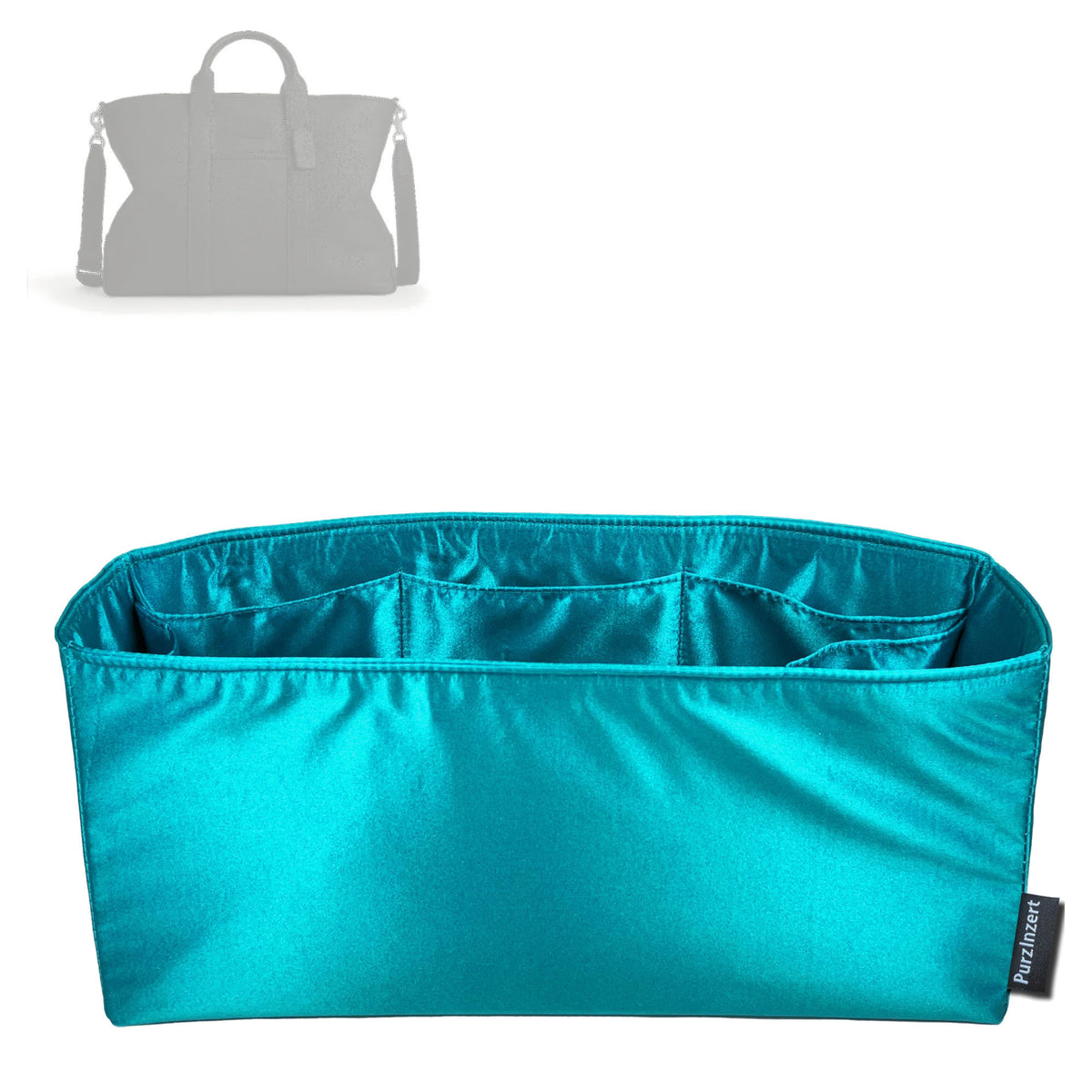 Bag Insert for (Coach, Grayson Tote Bag) Organizer Tote Purse Organiser Liner Shaper [Premium Silk Material]
