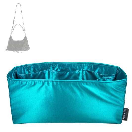 Bag Insert for (Balenciaga, Men Le City Moto Medium) Organizer Tote Purse Organiser Liner Shaper [Premium Silk Material]