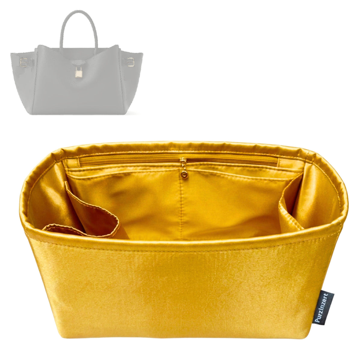 Bag Insert for (LV, Vendome PM M26502) Organizer Tote Purse Organiser Liner Shaper [Premium Silk Material]