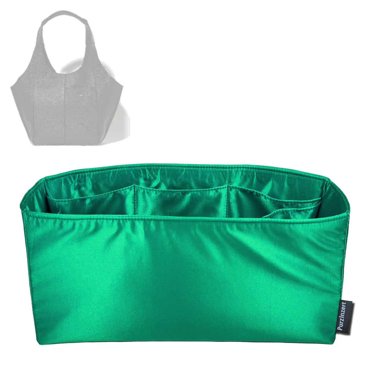 Bag Insert for (RSVP, RSVP Parachute Small) Organizer Tote Purse Organiser Liner Shaper [Premium Silk Material]