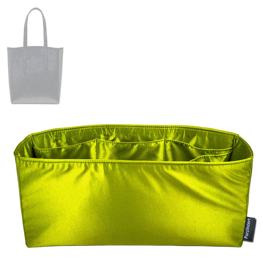 Bag Insert for (Aspinal of London, Essential Tote) Organizer Tote Purse Organiser Liner Shaper [Premium Silk Material]