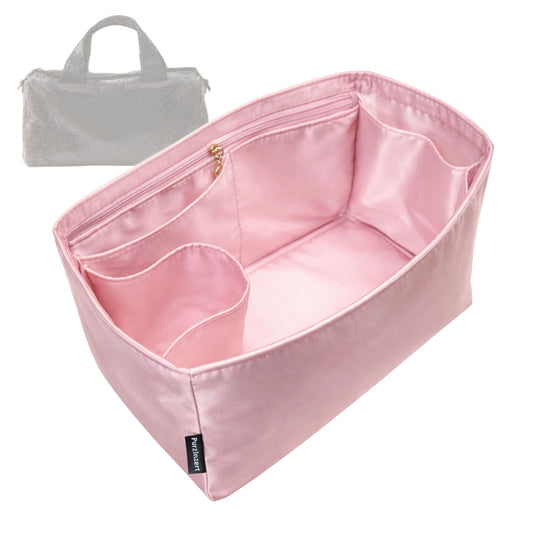 Bag Insert for (Prada, Small Nappa Leather Duffle Bag) Organizer Tote Purse Organiser Liner Shaper [Premium Silk Material]