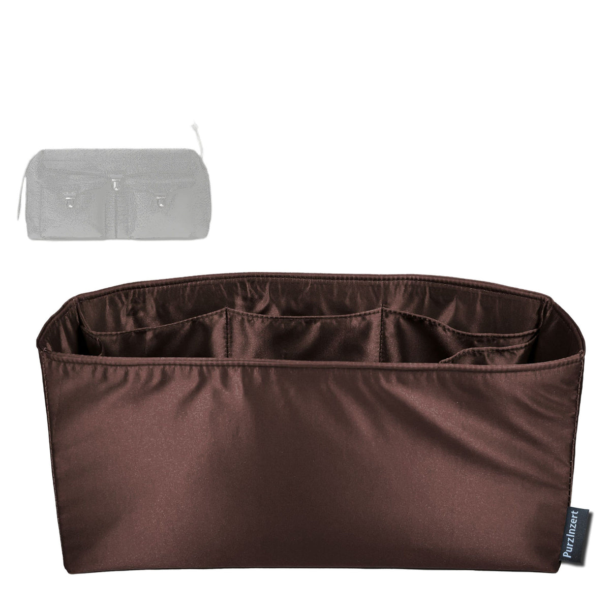 Bag Insert for (Lemaire, Soft Gear) Organizer Tote Purse Organiser Liner Shaper [Premium Silk Material]