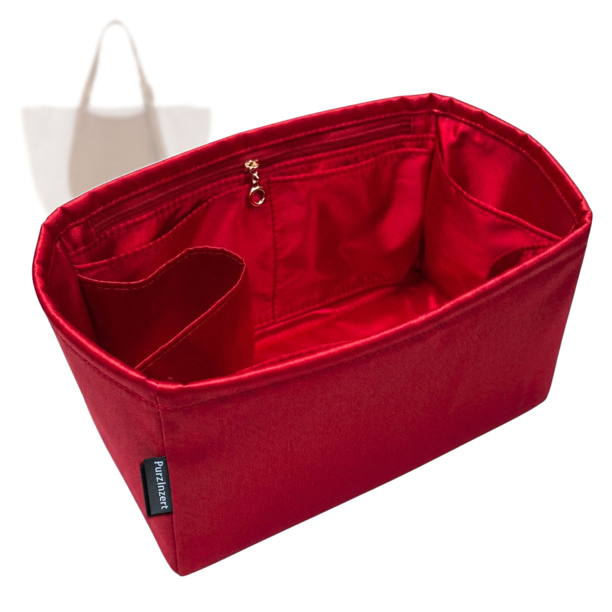Bag Insert for (Longchamp, Complice XL Tote bag) Organizer Tote Purse Organiser Liner Shaper [Premium Silk Material]