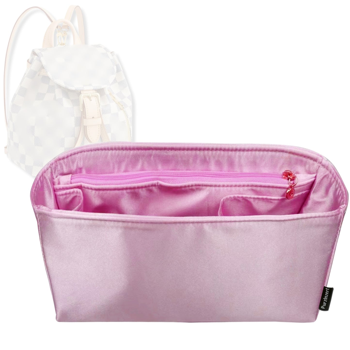 Bag Insert for (LV, Sperone BB) Organizer Tote Purse Organiser Liner Shaper [Premium Silk Material]
