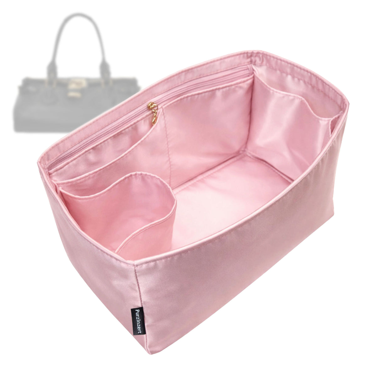 Bag Insert for (Chloe, XL Paddington Weekender Bag) Organizer Tote Purse Organiser Liner Shaper [Premium Silk Material]