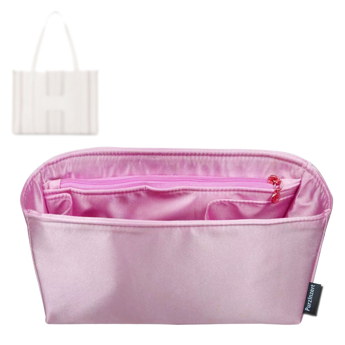 Bag Insert for (Chloe, Woody Loop Tote Bag) Organizer Tote Purse Organiser Liner Shaper [Premium Silk Material]