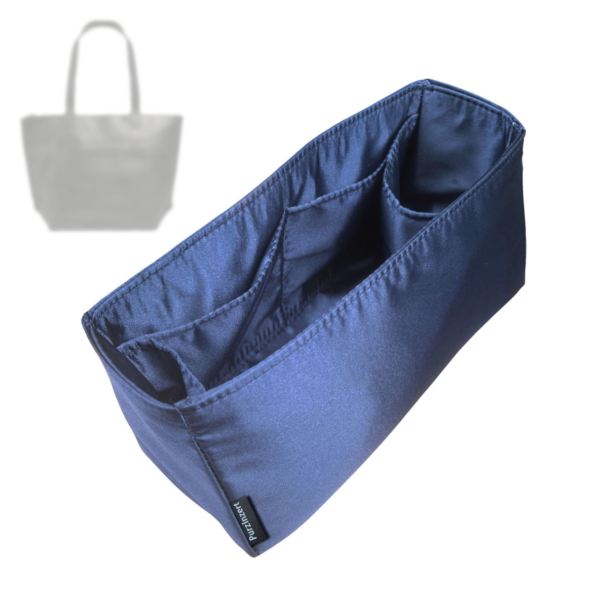 Bag Insert for (Parker Clay, Entoto Zip Tote) Organizer Tote Purse Organiser Liner Shaper [Premium Silk Material]