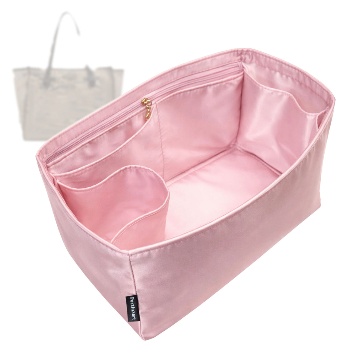 Bag Insert for (Gianni Chiarini, MARCELLA) Organizer Tote Purse Organiser Liner Shaper [Premium Silk Material]