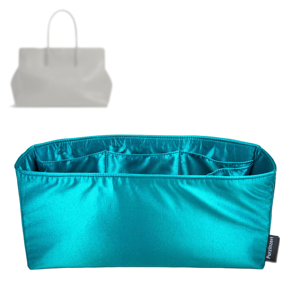 Bag Insert for (Bottega Veneta, Maxi Barbara Tote) Organizer Tote Purse Organiser Liner Shaper [Premium Silk Material]