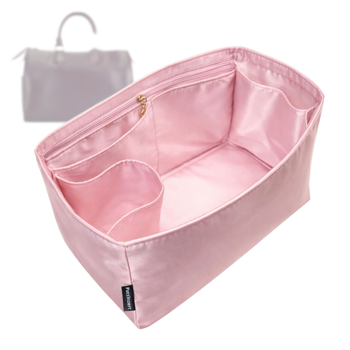 Bag Insert for (LV, Speedy 28) Organizer Tote Purse Organiser Liner Shaper [Premium Silk Material]