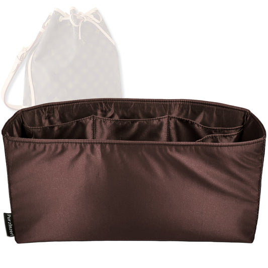 Bag Insert for (LV, Petit Noe) Organizer Tote Purse Organiser Liner Shaper [Premium Silk Material]